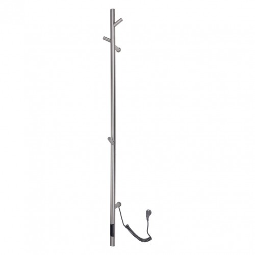 Wobbee Chester elektrinė rankšluosčių kabykla 150x14 cm, braižytas nerūdijantis plienas, inox