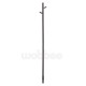Wobbee Chester elektrinė rankšluosčių kabykla 150x14 cm, brushed gunmetal PVD