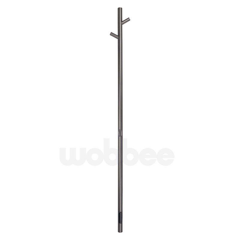 Wobbee Chester elektrinė rankšluosčių kabykla 150x14 cm, brushed gunmetal PVD