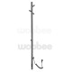 Wobbee Chester elektrinė rankšluosčių kabykla 150x14 cm, brushed gunmetal PVD