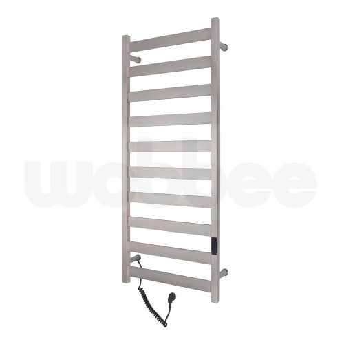 Wobbee BORDON elektrinis džiovintuvas 120x50 cm, braižyto nerūdijančio plieno spalva