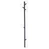 Wobbee Chester elektrinė rankšluosčių kabykla 150x14 cm, juoda matinė