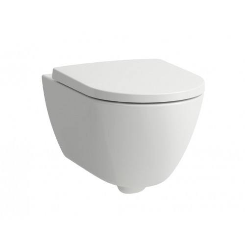 Laufen Pro X Rimless pakabinamas klozetas su "Soft Close" dangčiu, tylus sūkurinis nuplovimas "Silent Flush"