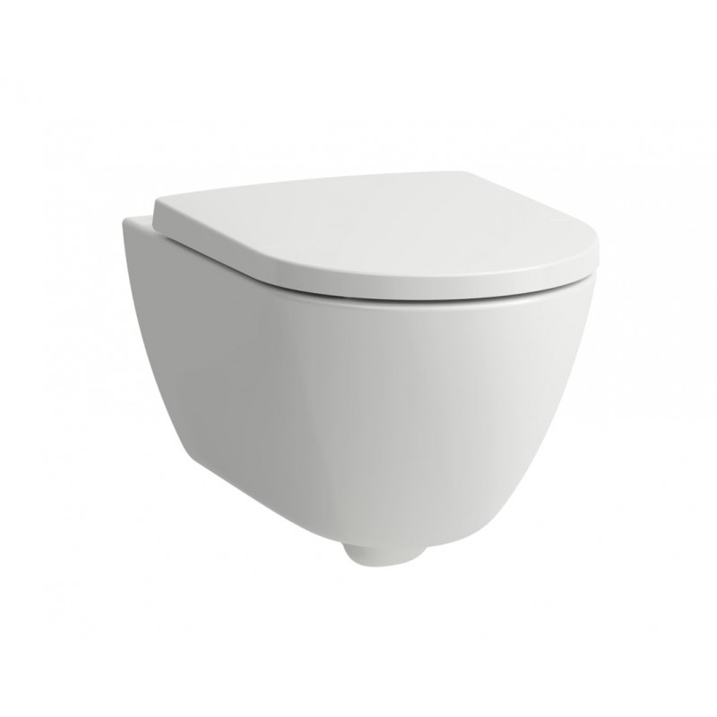 Laufen Pro X Rimless pakabinamas klozetas su "Soft Close" dangčiu, tylus sūkurinis nuplovimas "Silent Flush"