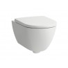 Laufen Pro X Rimless pakabinamas klozetas su "Soft Close" dangčiu, tylus sūkurinis nuplovimas "Silent Flush"