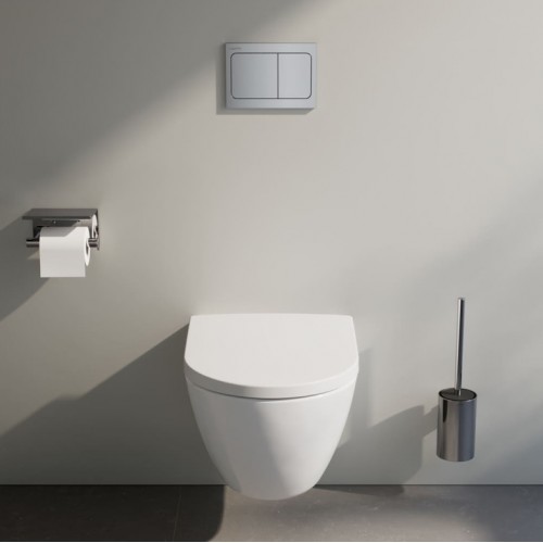 Laufen Pro X Rimless pakabinamas klozetas su "Soft Close" dangčiu, tylus sūkurinis nuplovimas "Silent Flush"