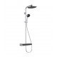 Hansgrohe Activera S Showerpipe 240 1jet EcoSmart virštinkinė dušo sistema su termostatiniu maišytuvu, chromas, 28638000
